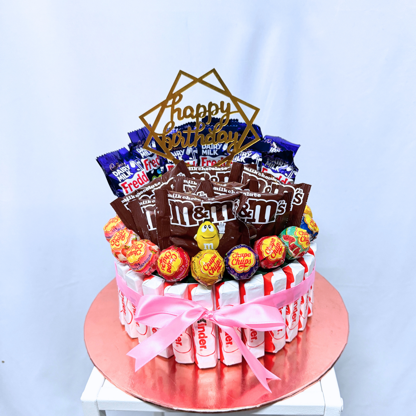 Kinder & Chocolate Gifts Cake (Not Real Cake)