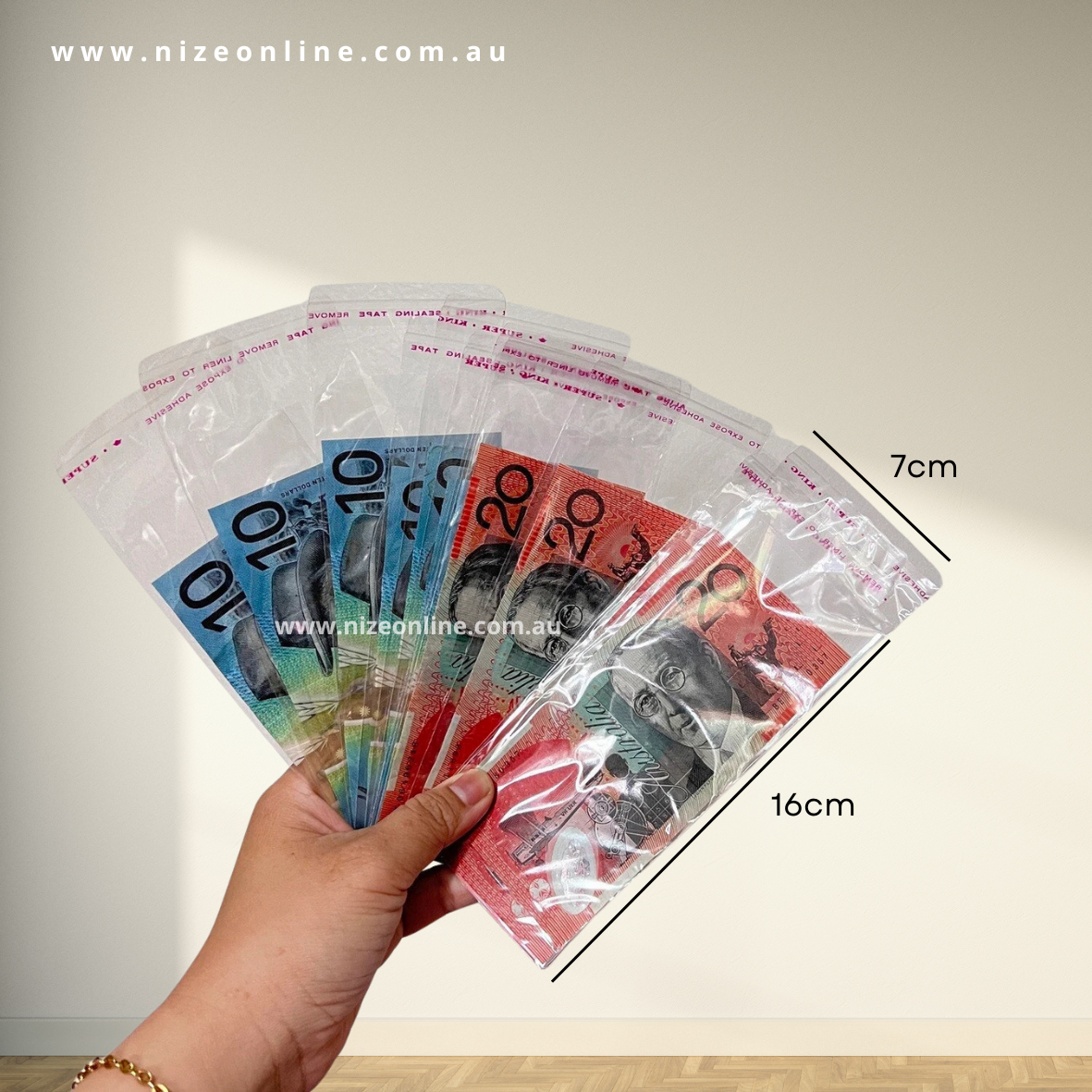 Money Plastic Bag pack 25