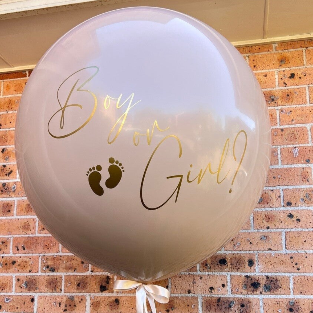 Blush/Nude Jumbo Gender Reveal Balloon