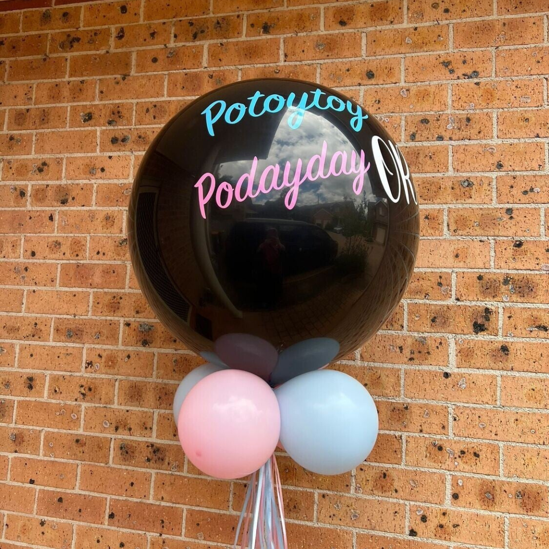 Blush/Nude Jumbo Gender Reveal Balloon