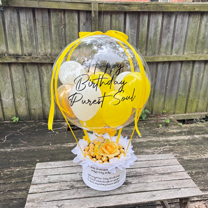 Elegant Chocolate Box Hot Air Balloon Gift Box