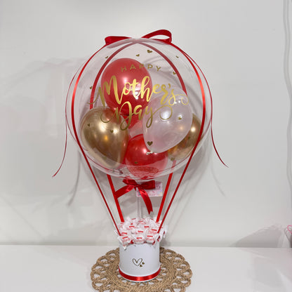 White Chocolate Ferrero Raffaello Hot Air Balloon Gift Box
