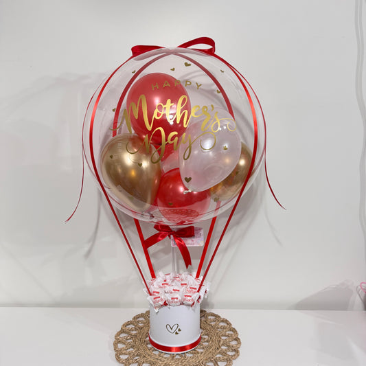 White Chocolate Ferrero Raffaello Hot Air Balloon Gift Box