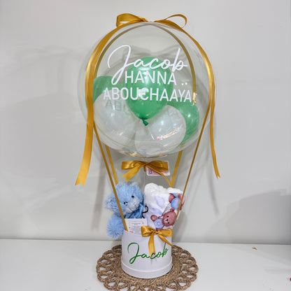 Cuddles Baby Gift - Hot Air Balloons