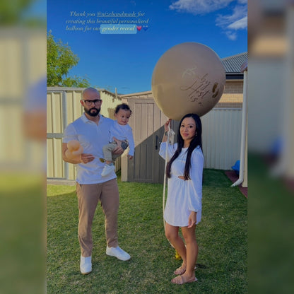 Blush/Nude Jumbo Gender Reveal Balloon