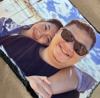 Photo Printed on the Rock