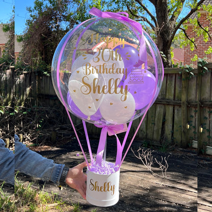 Empty Box Hot Air Balloon Round Box