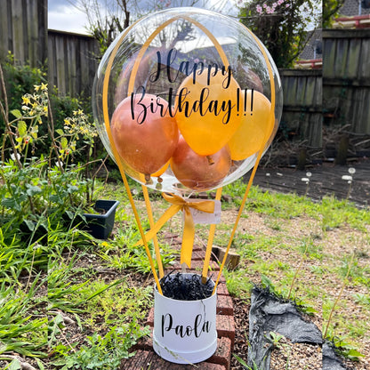 Empty Box Hot Air Balloon Round Box