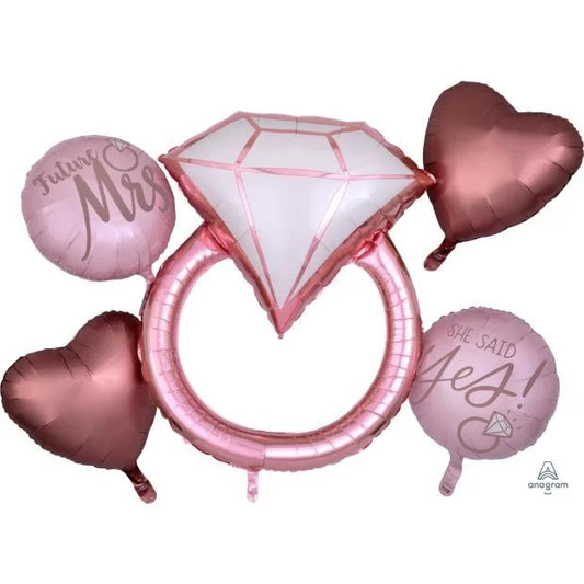 Wedding Ring Balloon Bouquets